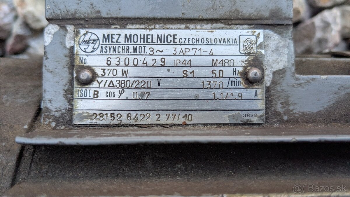 Motor z cerpadla Sigma - 2