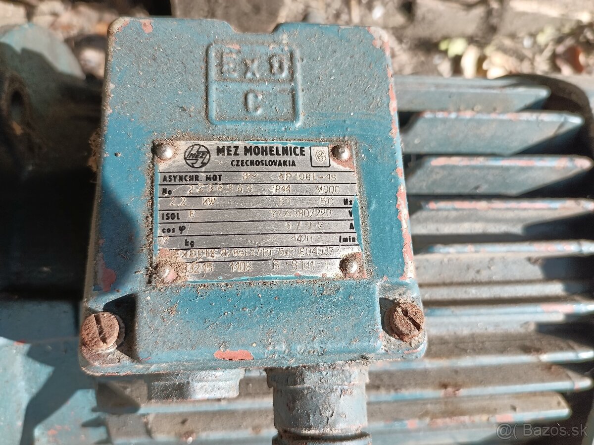 Predam elektromotor MEZ 2.2 kw - 2