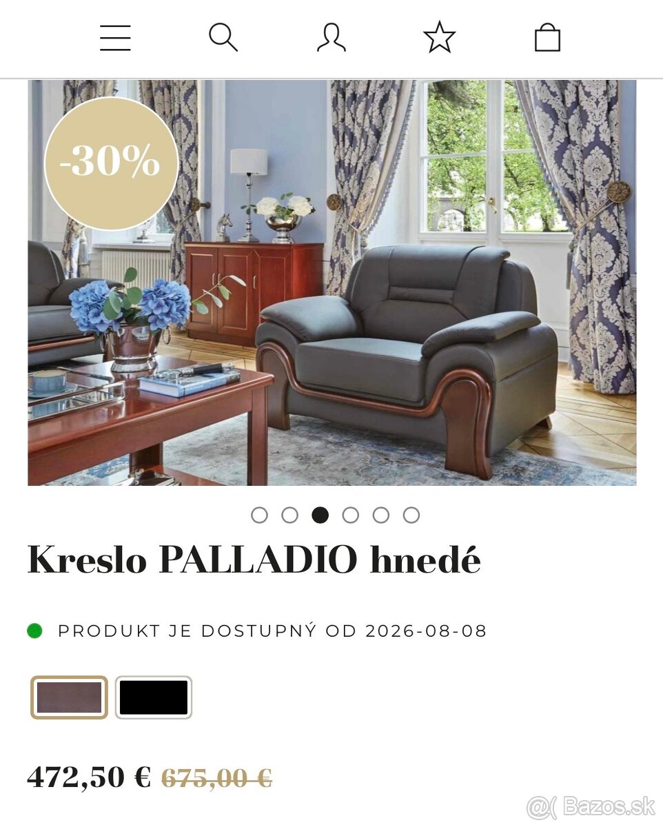 Kreslo palladio - 2