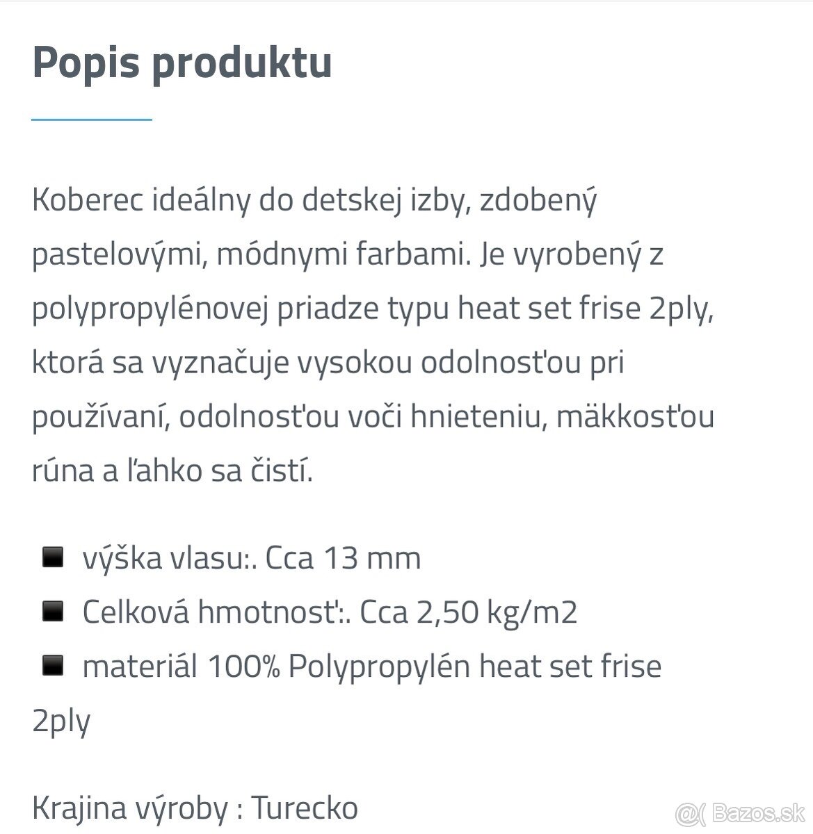 Koberec Petit Bear - 2