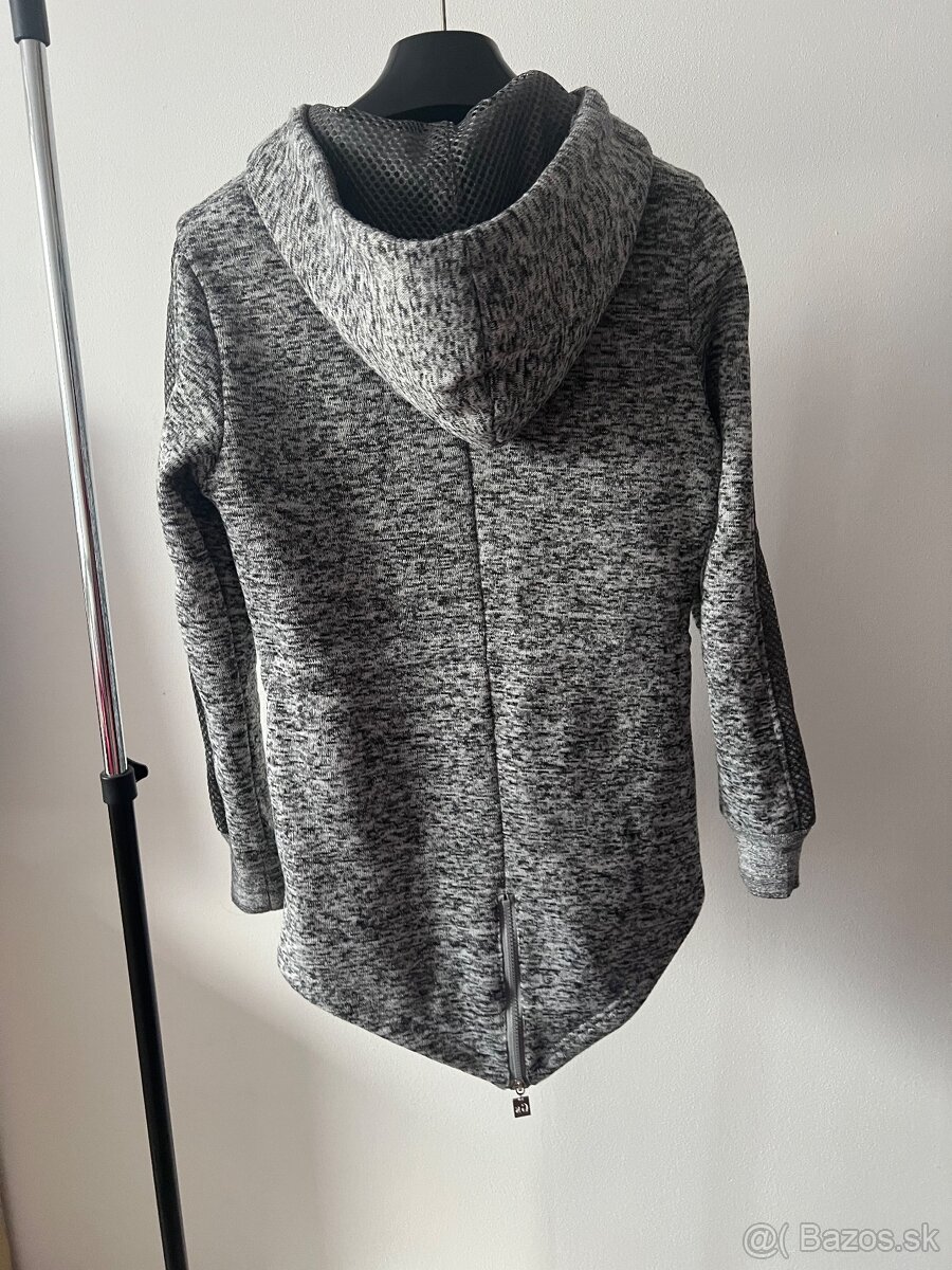 Dámska šedá mikina s kapucňou Go-start - 2