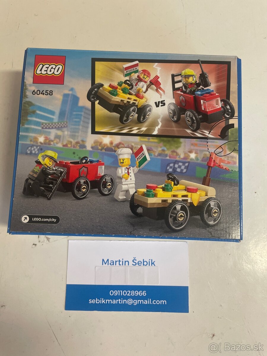 Predám nové neotvorené LEGO 60458 Pizza vs Fire Truck - 2
