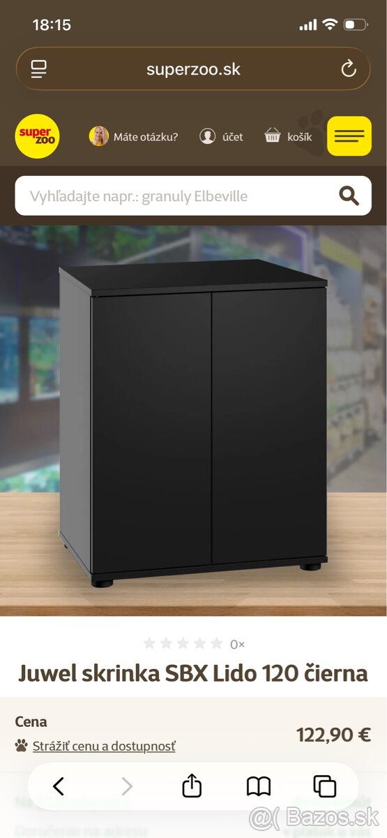 Akvárium so skrinkou 125l - 2