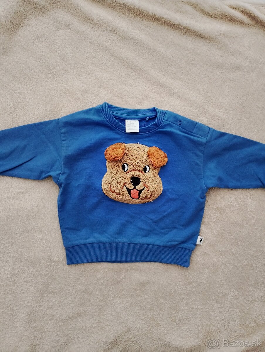 Mikina s aplikáciou zn. Lindex veľ.68 - 2