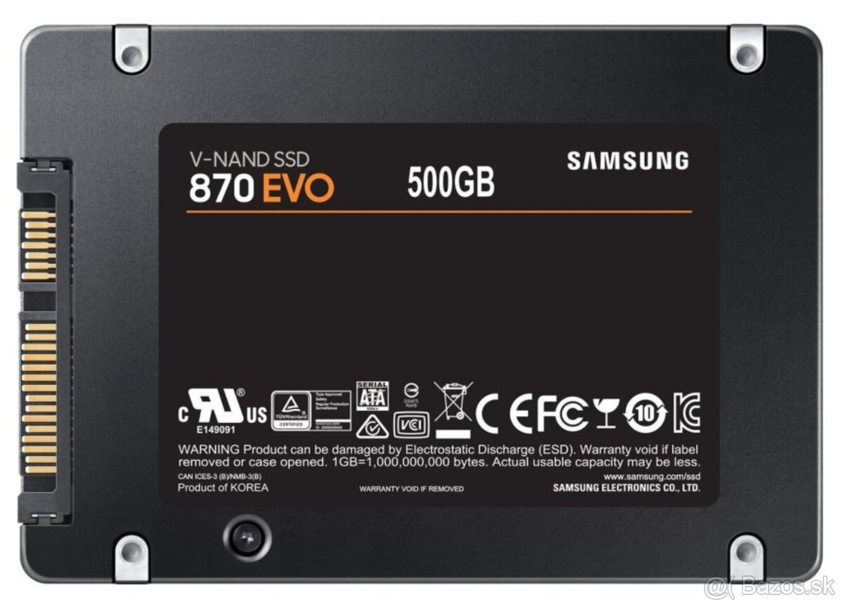 Predám SATA SSD 500GB SAMSUNG 870EVO - 2