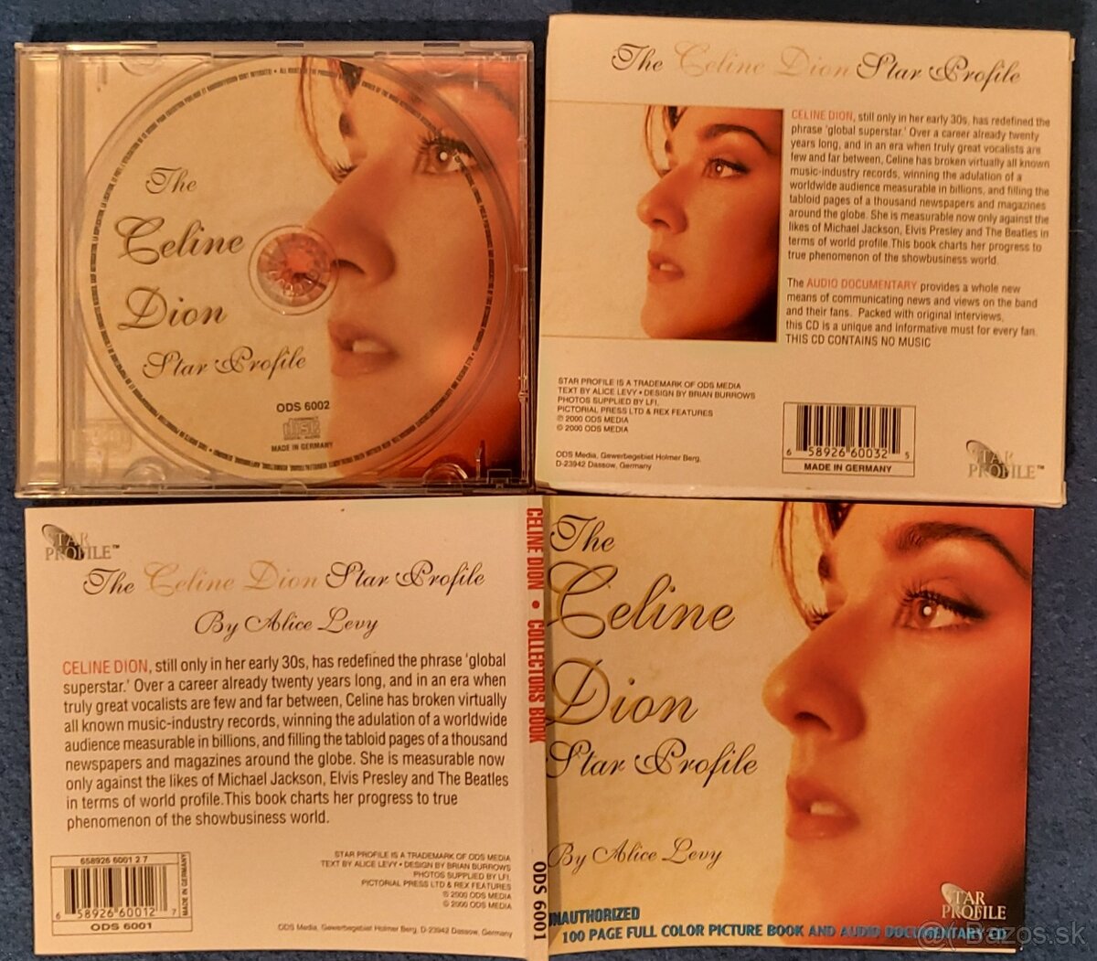 CD Celine Dion book and audio dokument - 2