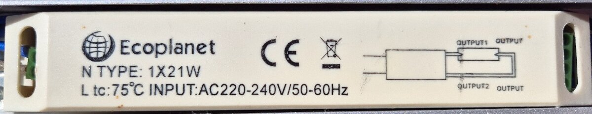 Výklopné svietidlo TL2016-21 - 2