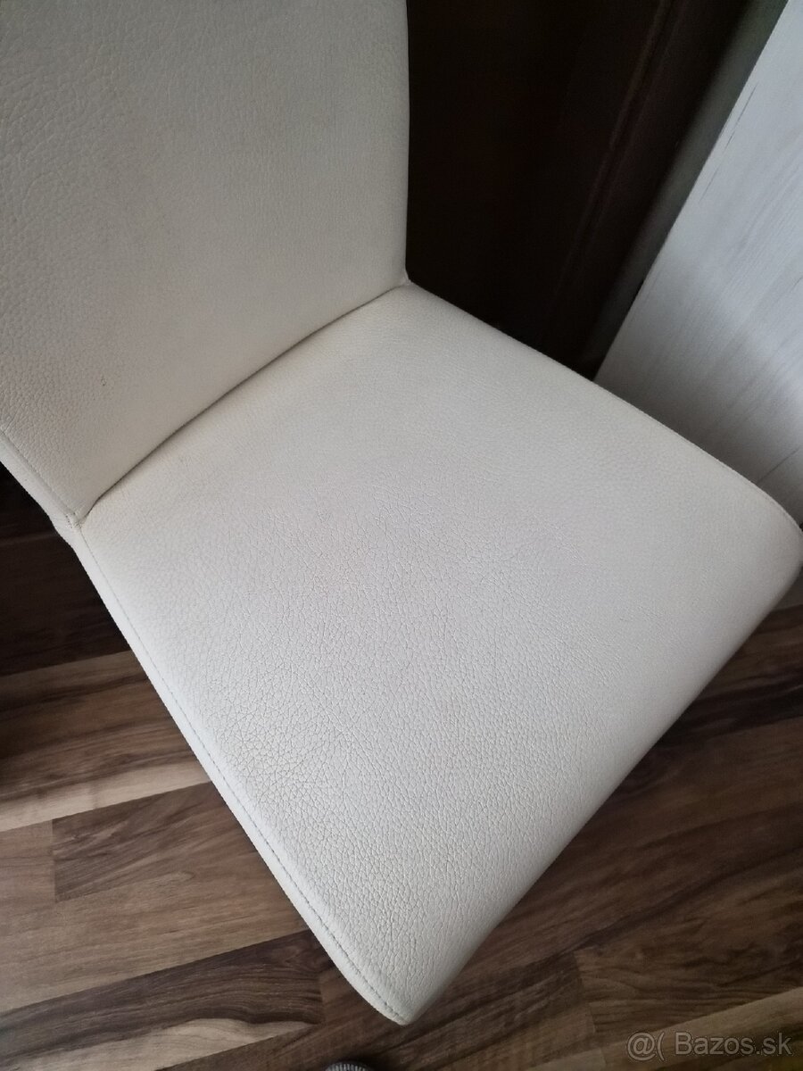 Jedálenské stoličky z ekokože 4ks - 2