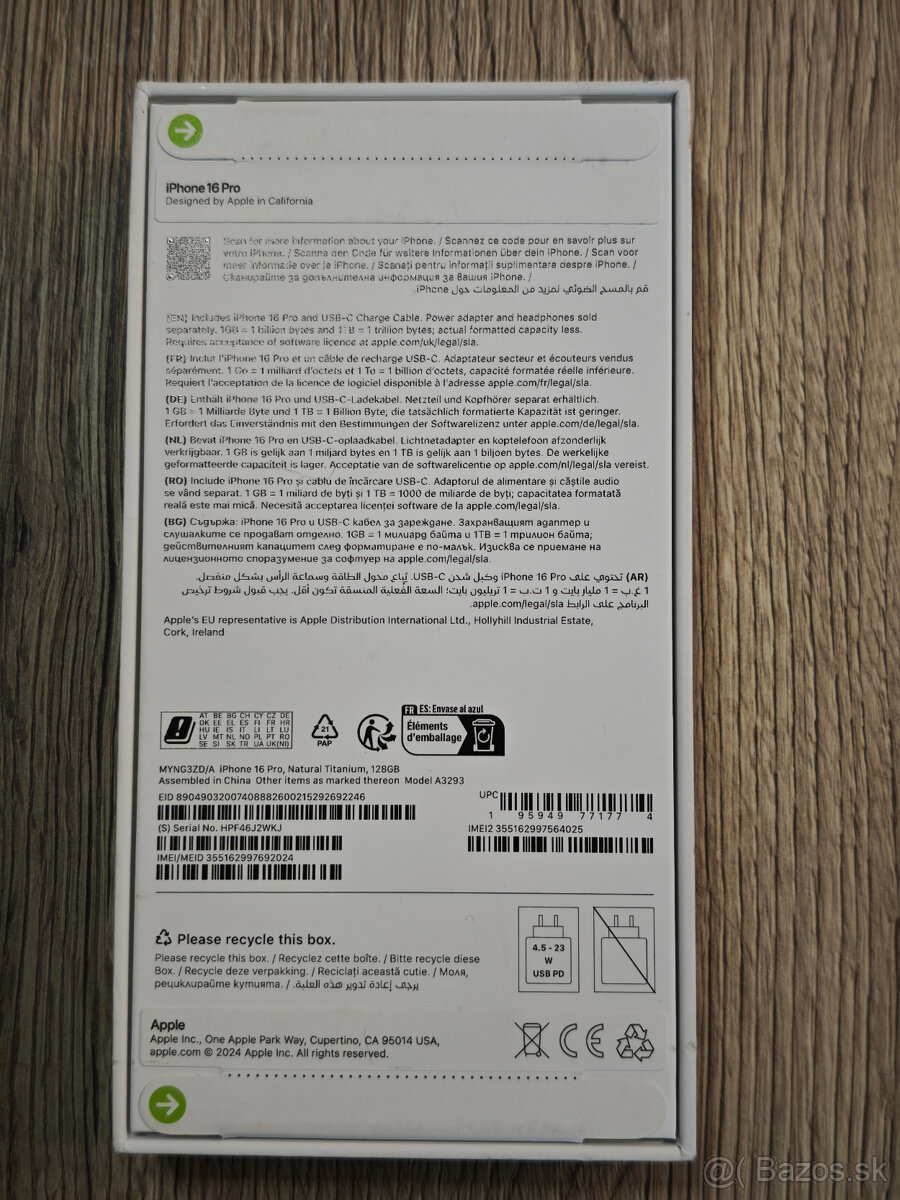 Iphone 16 Pro 128GB natural titanium - 2