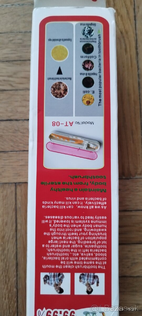 Sterilizátor zubnej kefky - 2