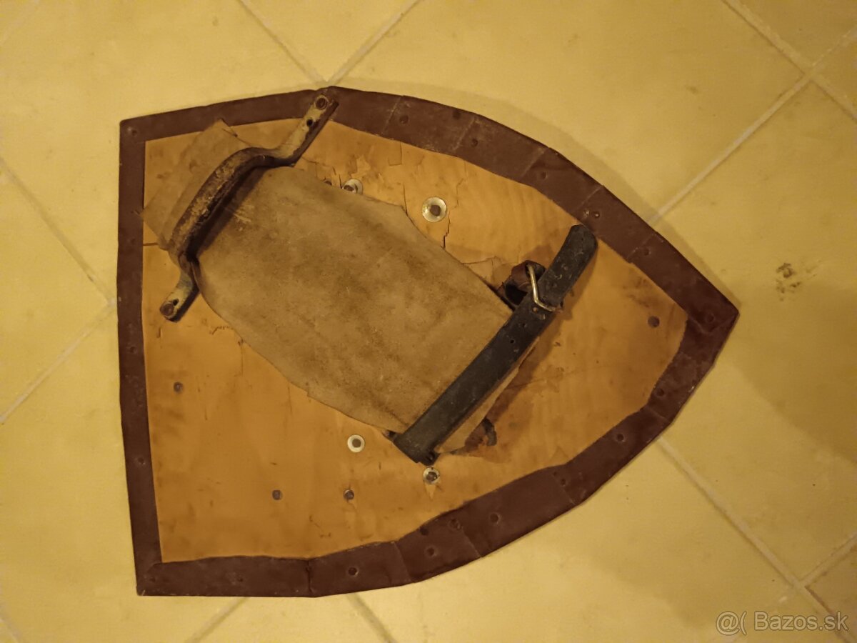 Kovov-drevený štít keltsky - 2