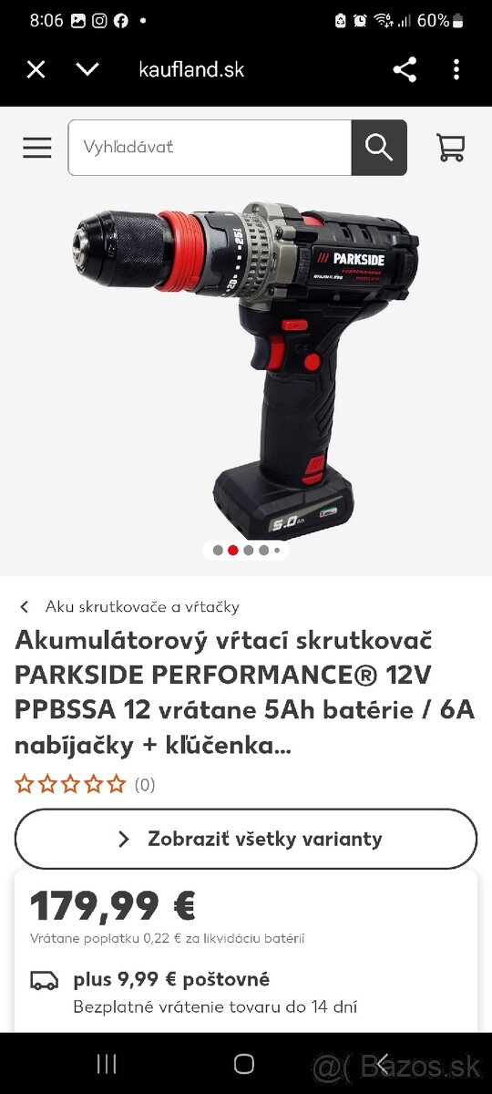 Akumulátorový vŕtací skrutkovač PARKSIDE PERFORMANCE - 2