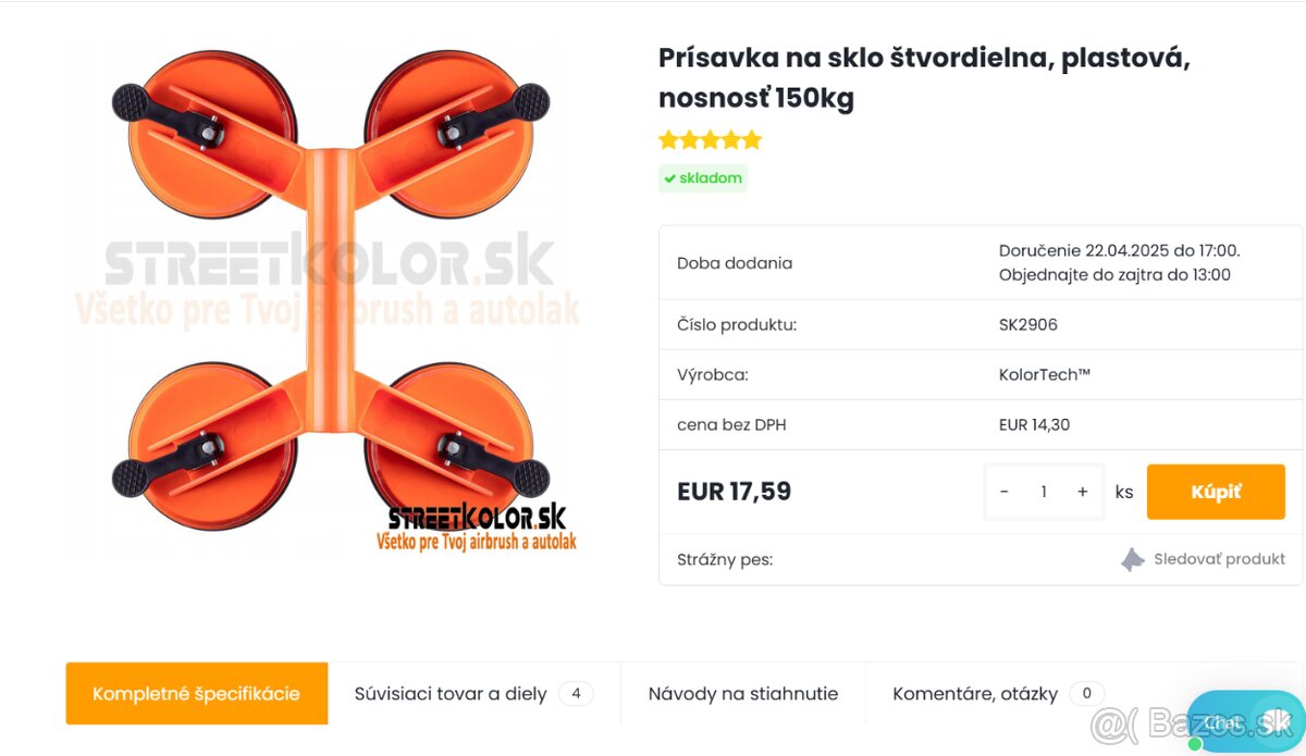 Prísavky na sklo - 2