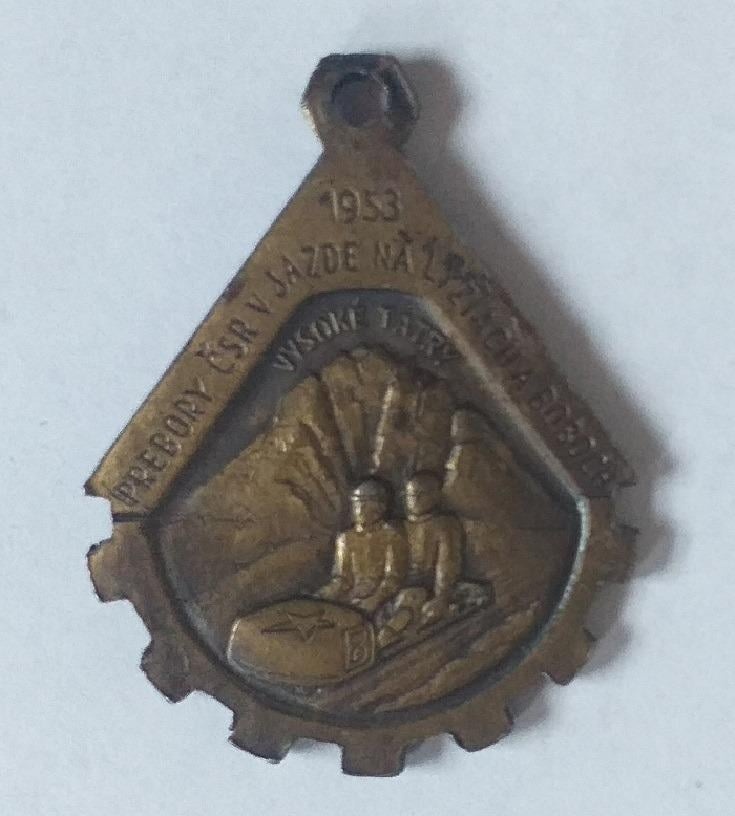 Medaila Prebory ČSR v jazde na lyž. a boboch - Vysoké Tatry - 2