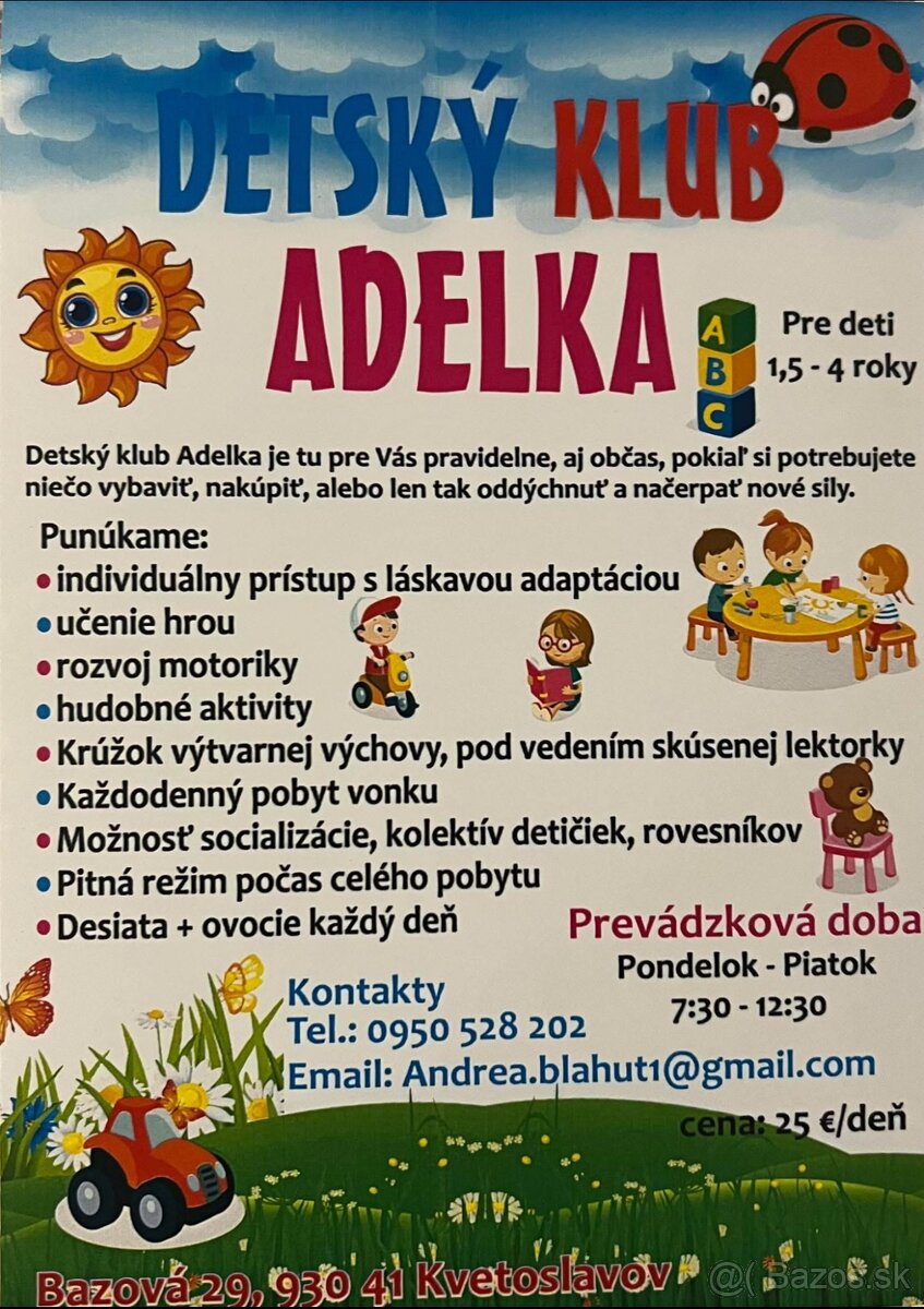 Stráženie deti v mini kolektíve - 2