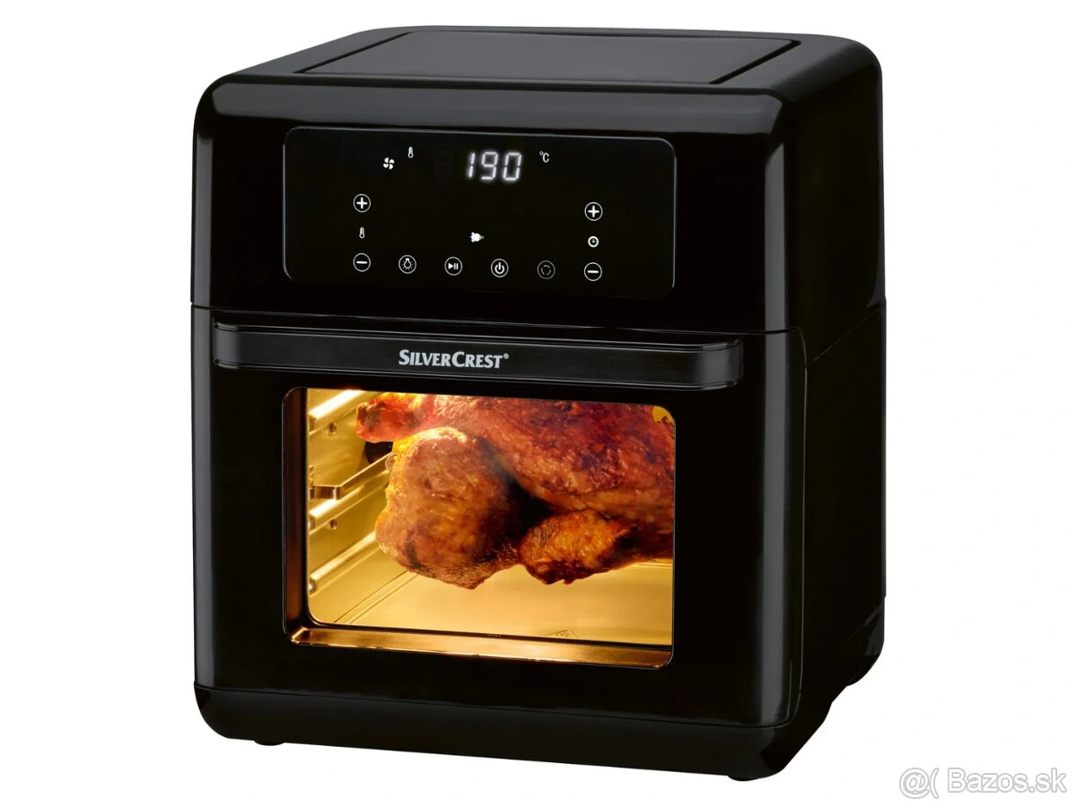 Nová teplovzdušná fritéza + rotujúce grilovanie, 9 funkcií - 2