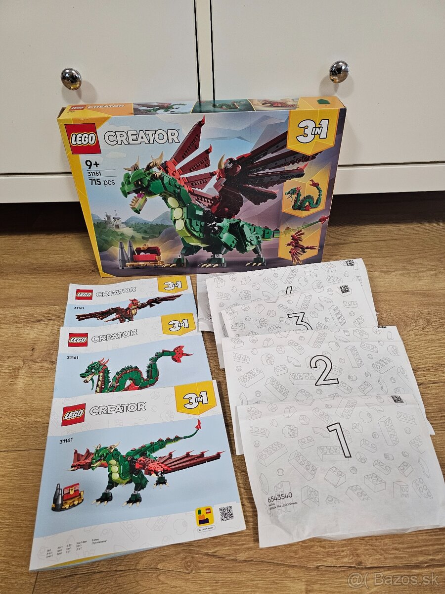 Lego Creator 31161 3v1 Stredoveký drak - 2
