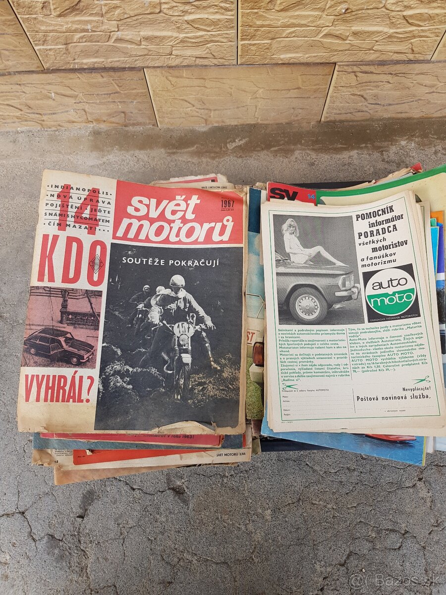 Predam časopisy svet motoru 1960 az 1978 pre zberatelov - 2