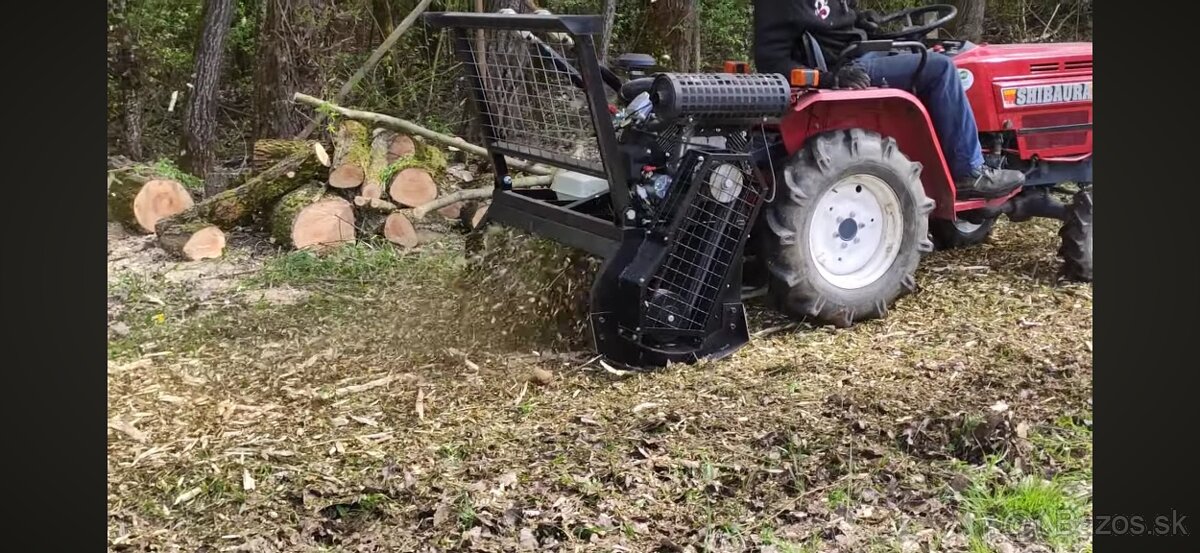 Čistenie pozemkov, Mulčovanie a frézovanie - 2