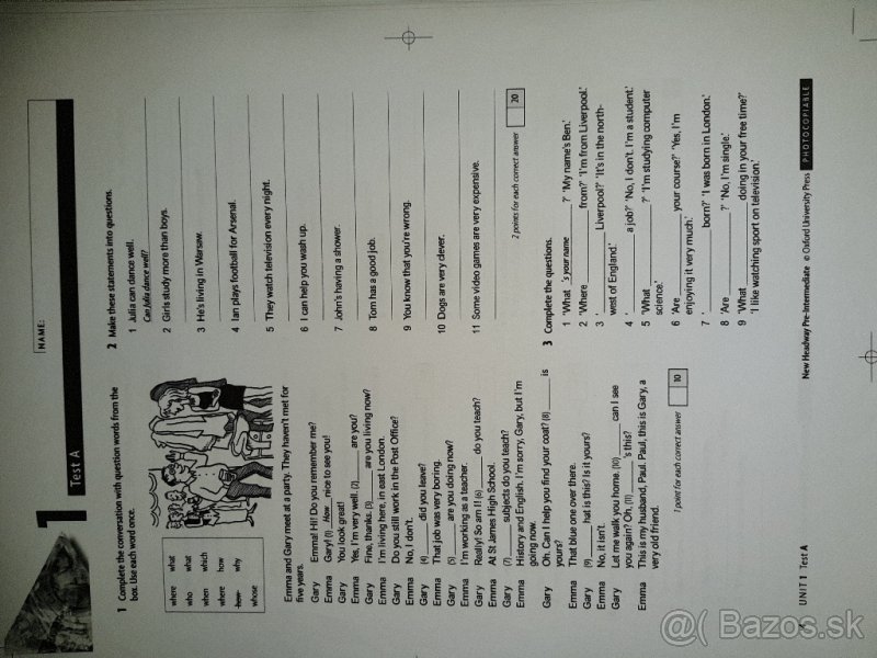 testy z anglického jazyka - 2