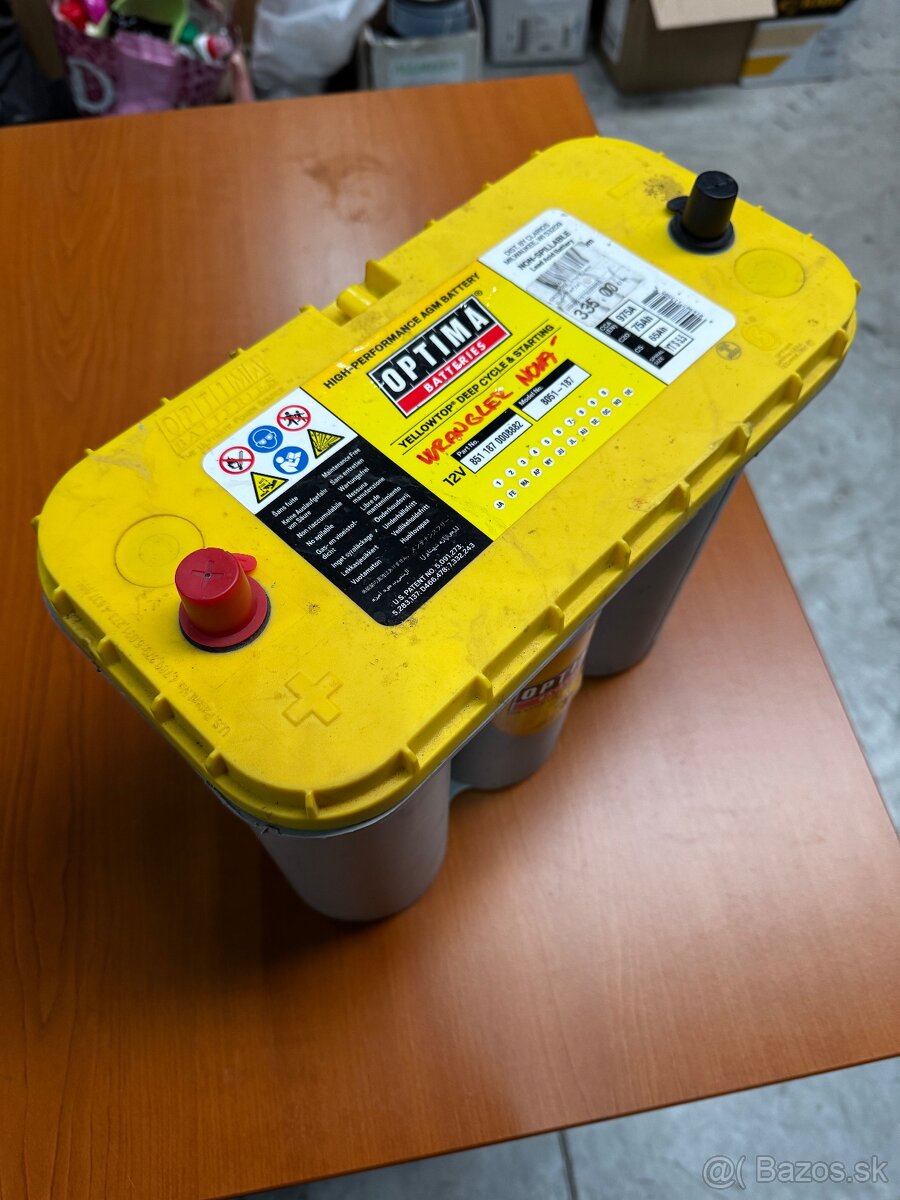 Profi špecialna AUTOBATERIA OPTIMA - 2