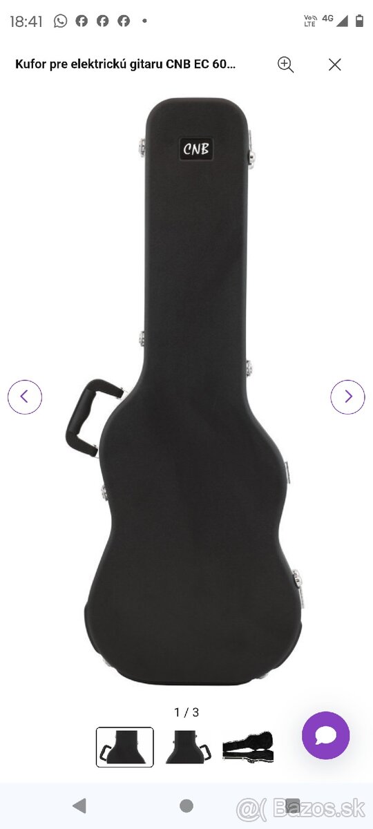 Predám kufor na el.gitaru CNB - 2