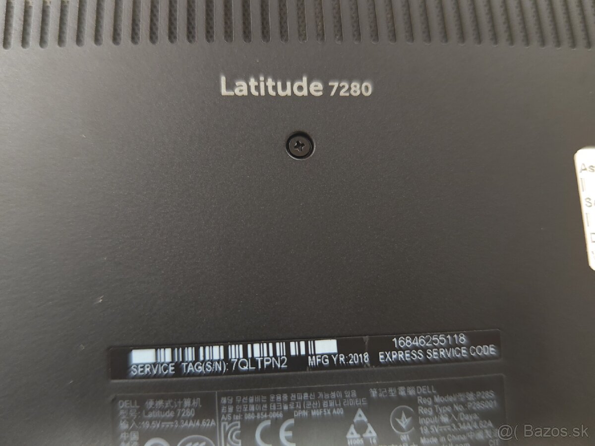 Dell Latitude 7280 i7/8gb/250gb - 2