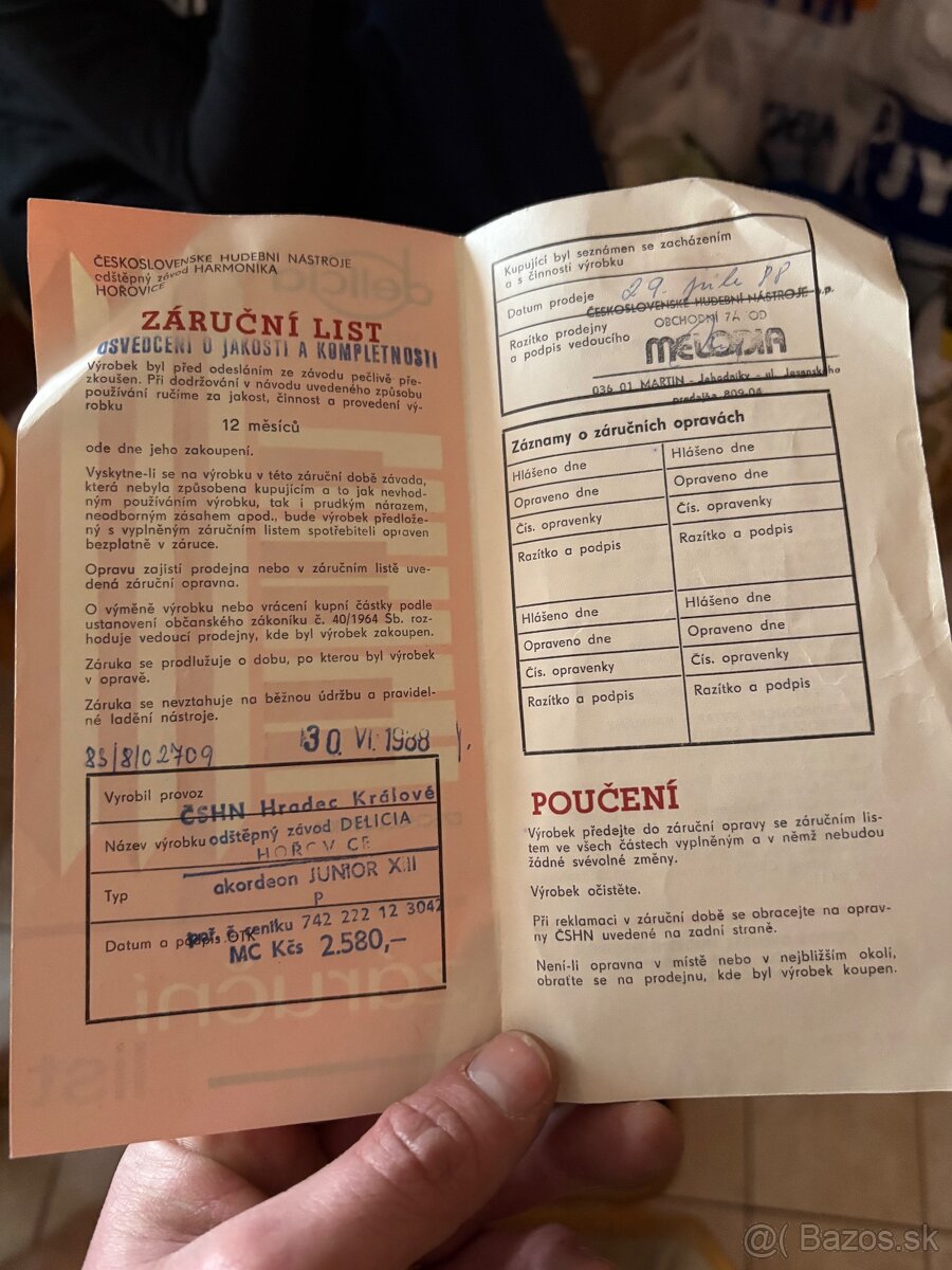 Delicia junior 13 1988 - 2