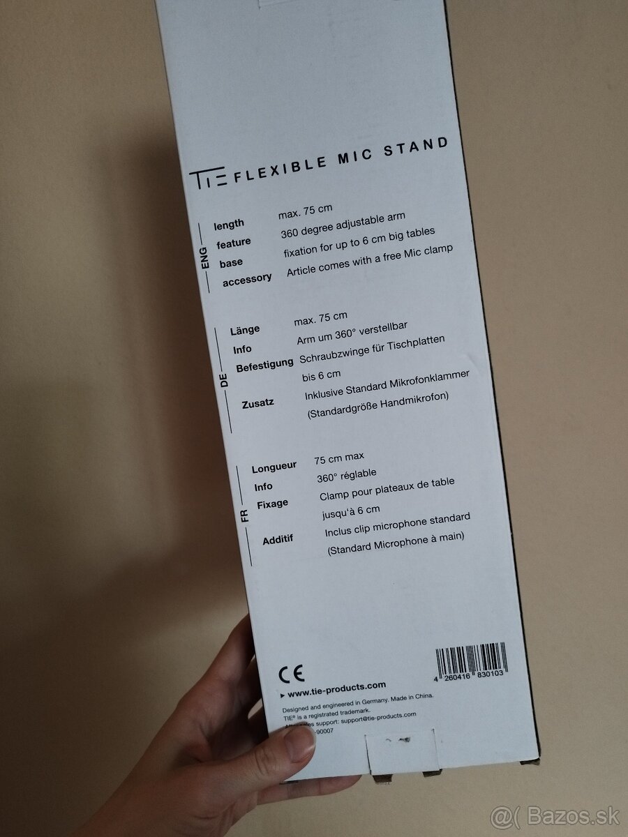 Tie Studio flexibilný broadcastingový stojan - 2