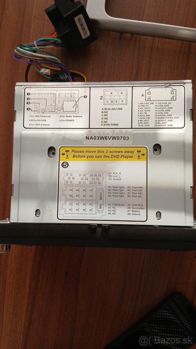 Originál dotykové autorádio z VW Passat - 2