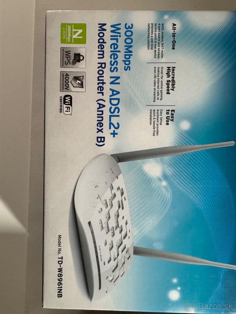 TP-Link TD-W8961NB 300Mbps Wireless N ADSL2+ - 2