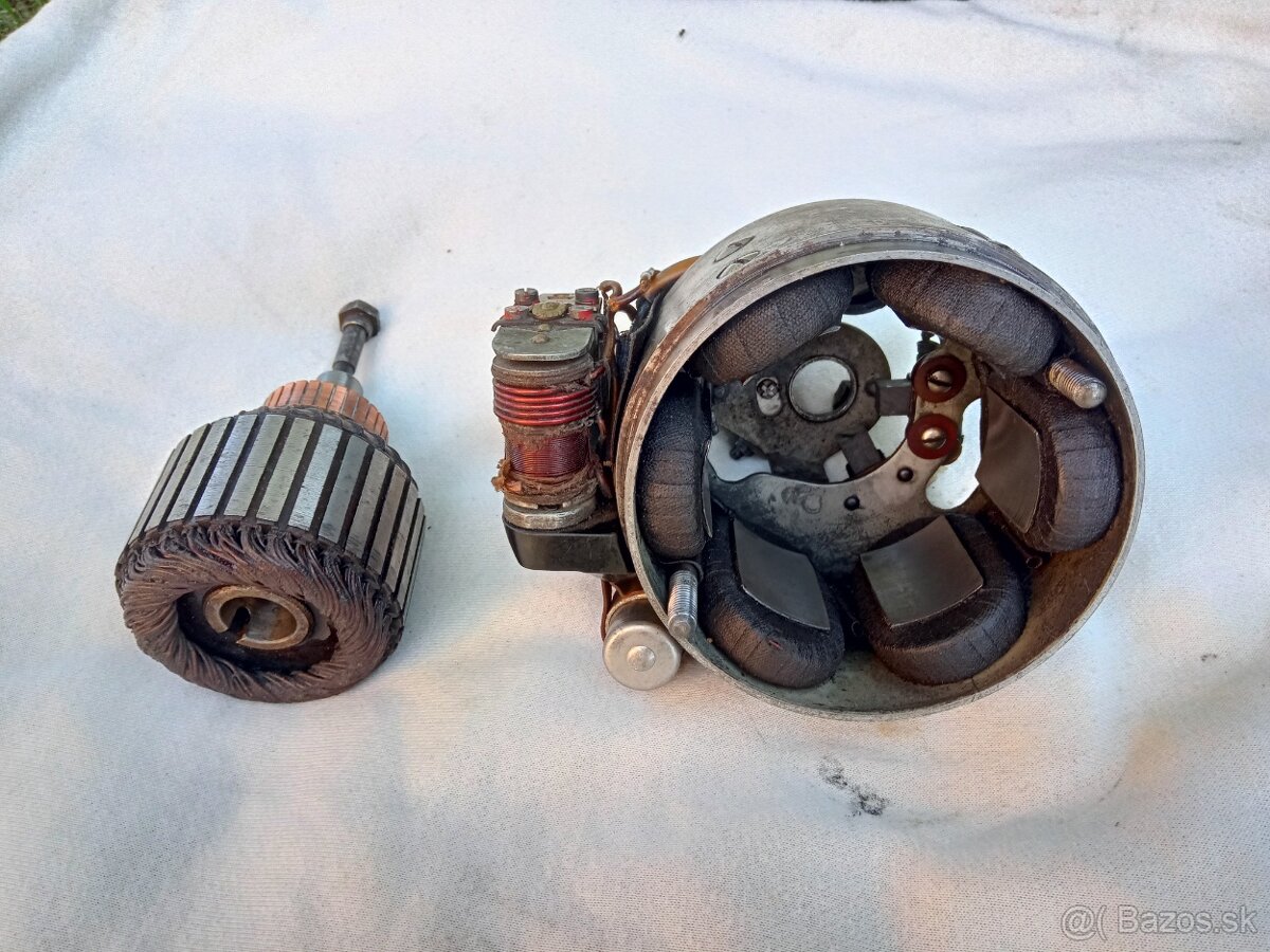 Dynamo jawa perák 250-530 a predný tlmič - 2