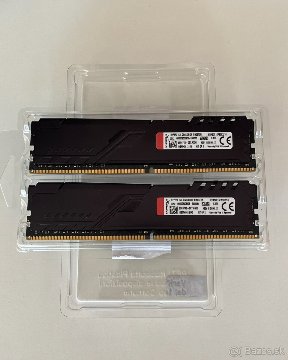 16GB (2x8GB) RAM DDR4 HyperX 3200MHz - 2