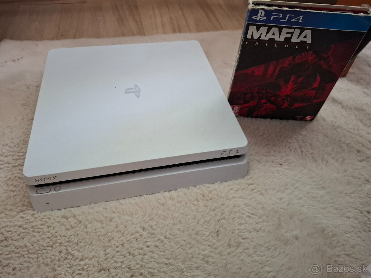 PS4slim + 3 hry Mafia 1 Mafia 2 Mafia 3 - 2
