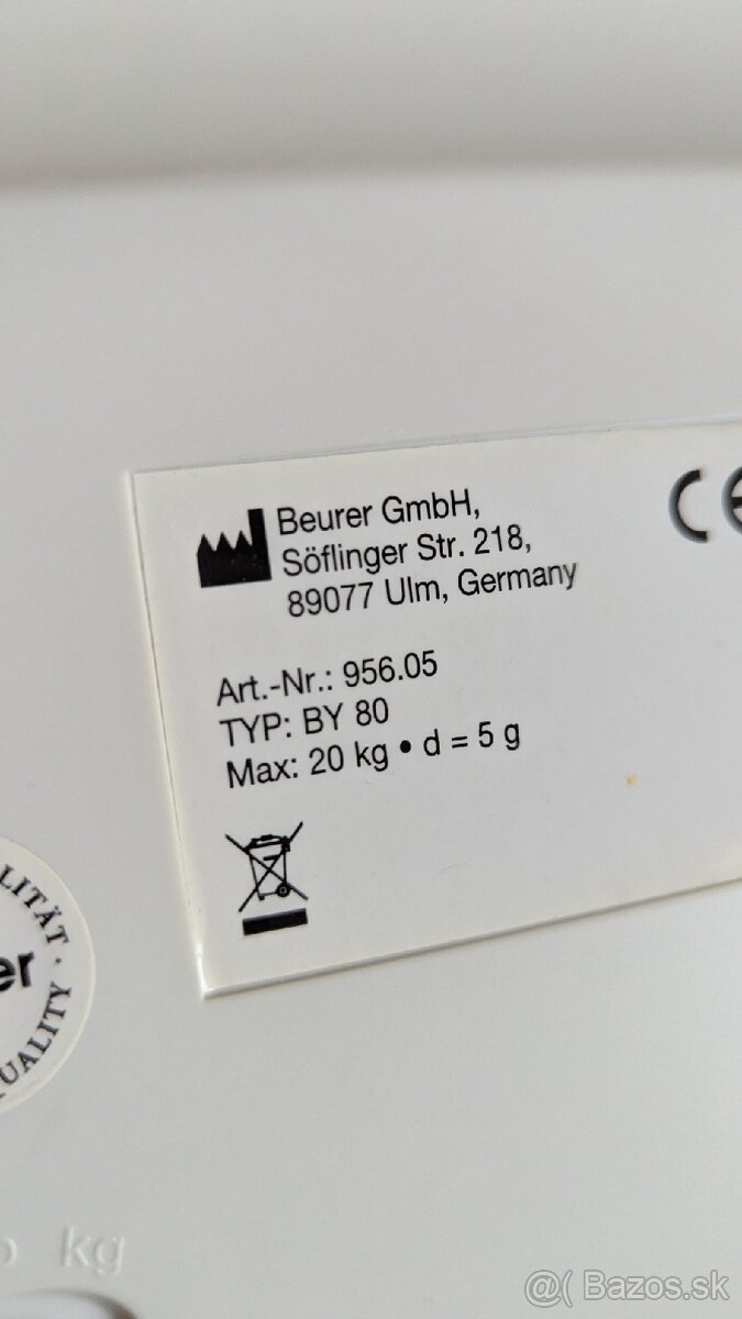 Detská váha Beurer BY 80 - 2