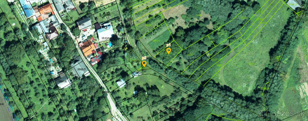 Predáme slnečný pozemok cez ktorý preteká potok 306m2 - 2