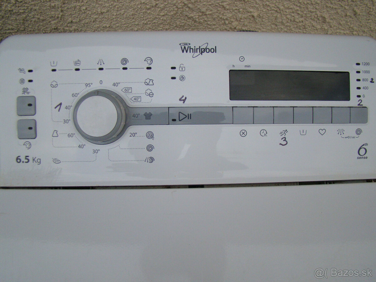 Automatická práčka WHIRLPOOL 6,5kg.1200ot - 2