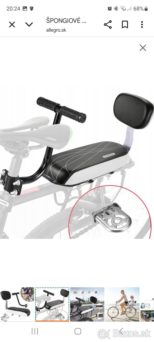 Sedačka na nosič - 2