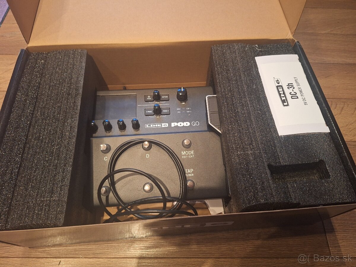 Predám Gitarový Multiefekt Line6 Pod GO - 2