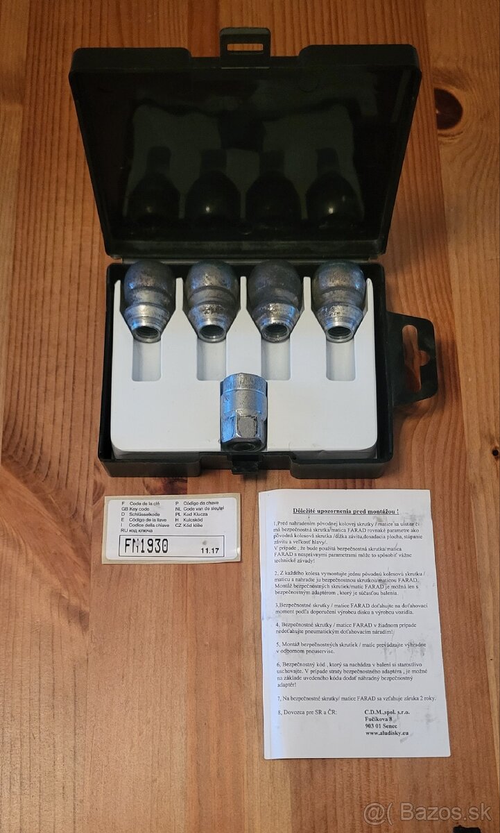 Flowerlock Bezpečnostné matky Farad - 2