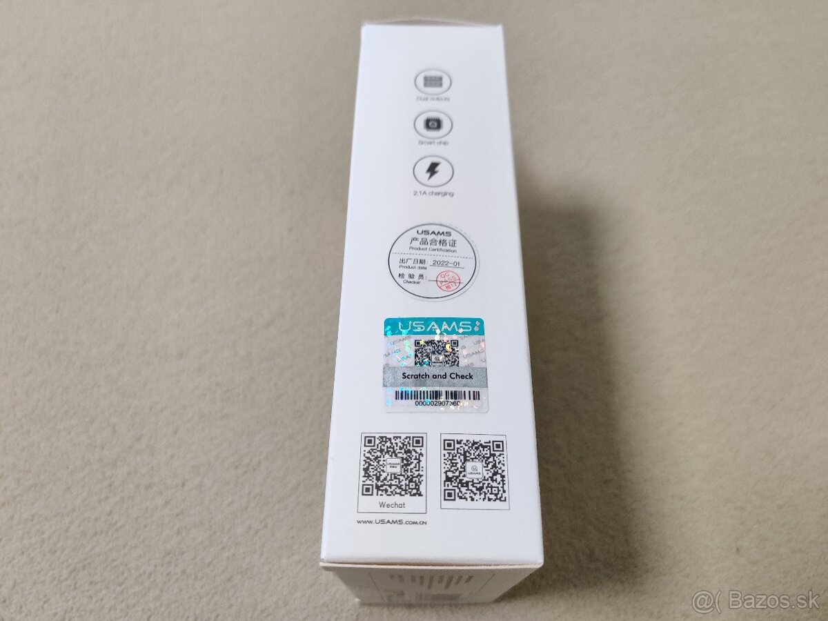 Preedám novú nabíjačku s káblom usb micro usb. - 2