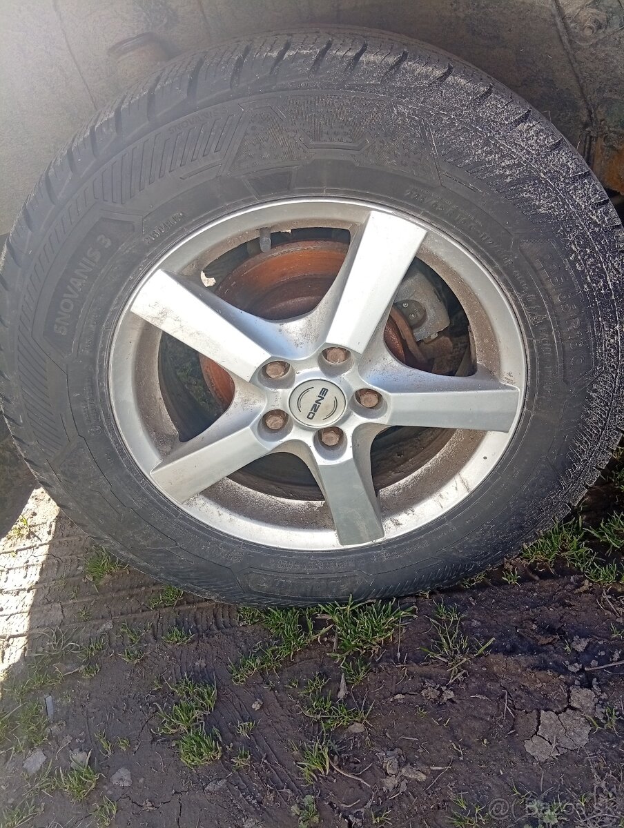 Predám elektróny 5x114,3 Zimné C - 2