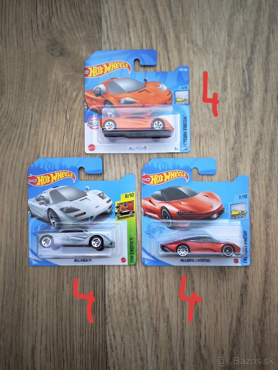 Hotwheels Formula, Königsegg, McLaren - 2