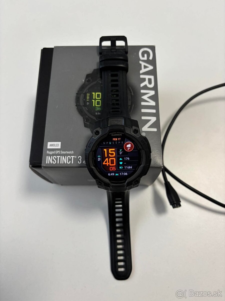 Predám Garmin Instinct 3 45mm AMOLED - 2
