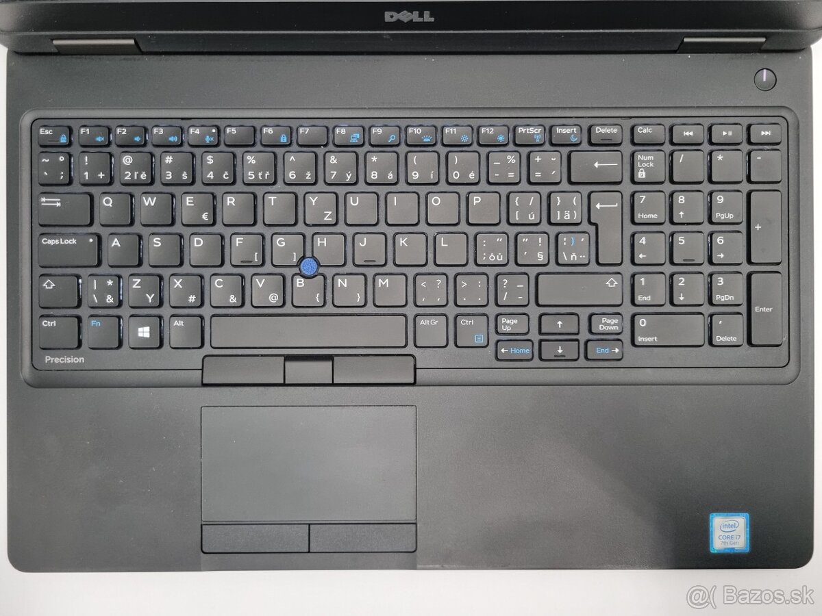 ▼DELL Precision 3520 - 15,6" / i7-7820HQ / GPU 2GB / 8GB / - 2