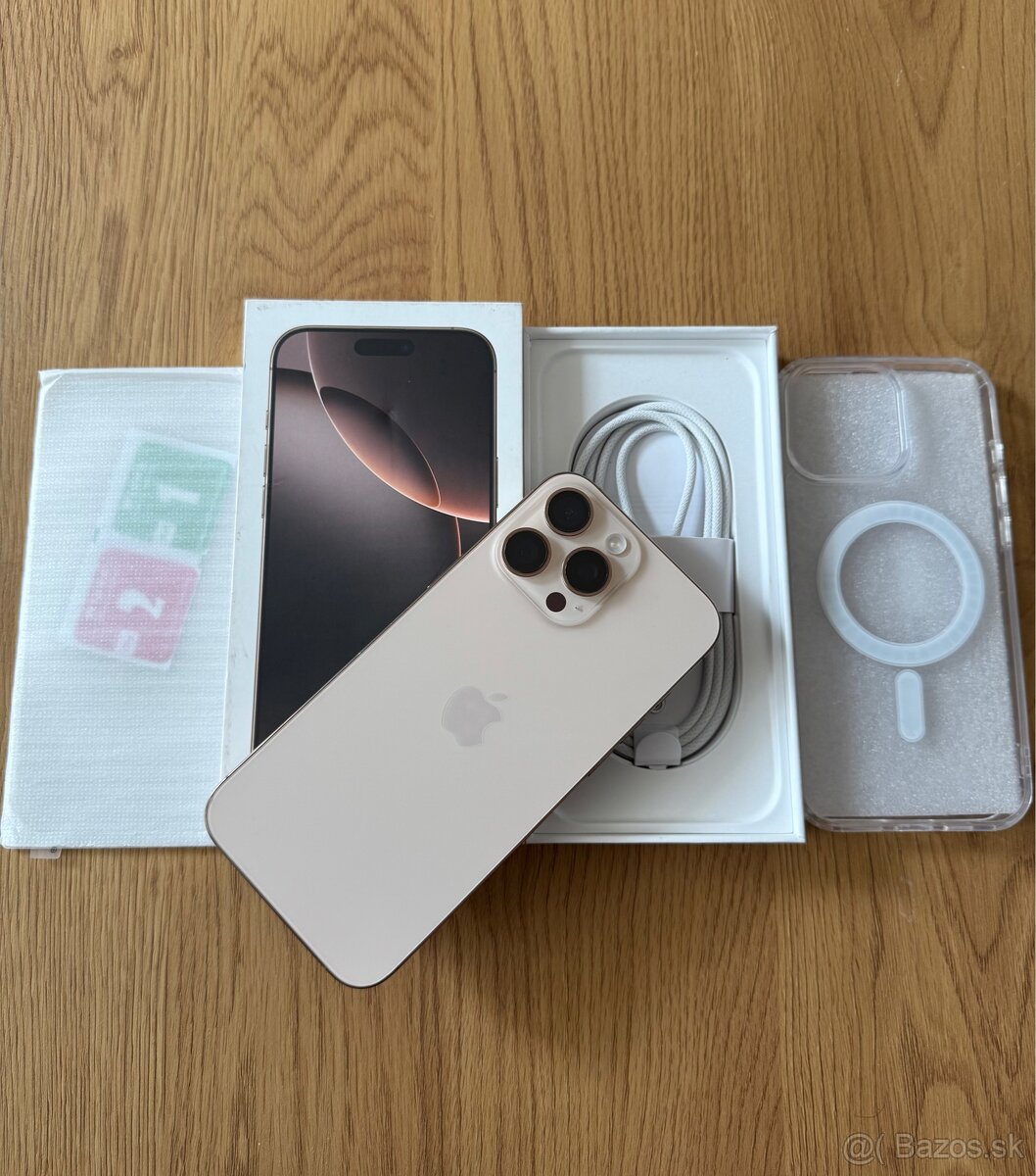 iPhone 16 Pro Max 256 gb Desert Titanium v záruke - 2