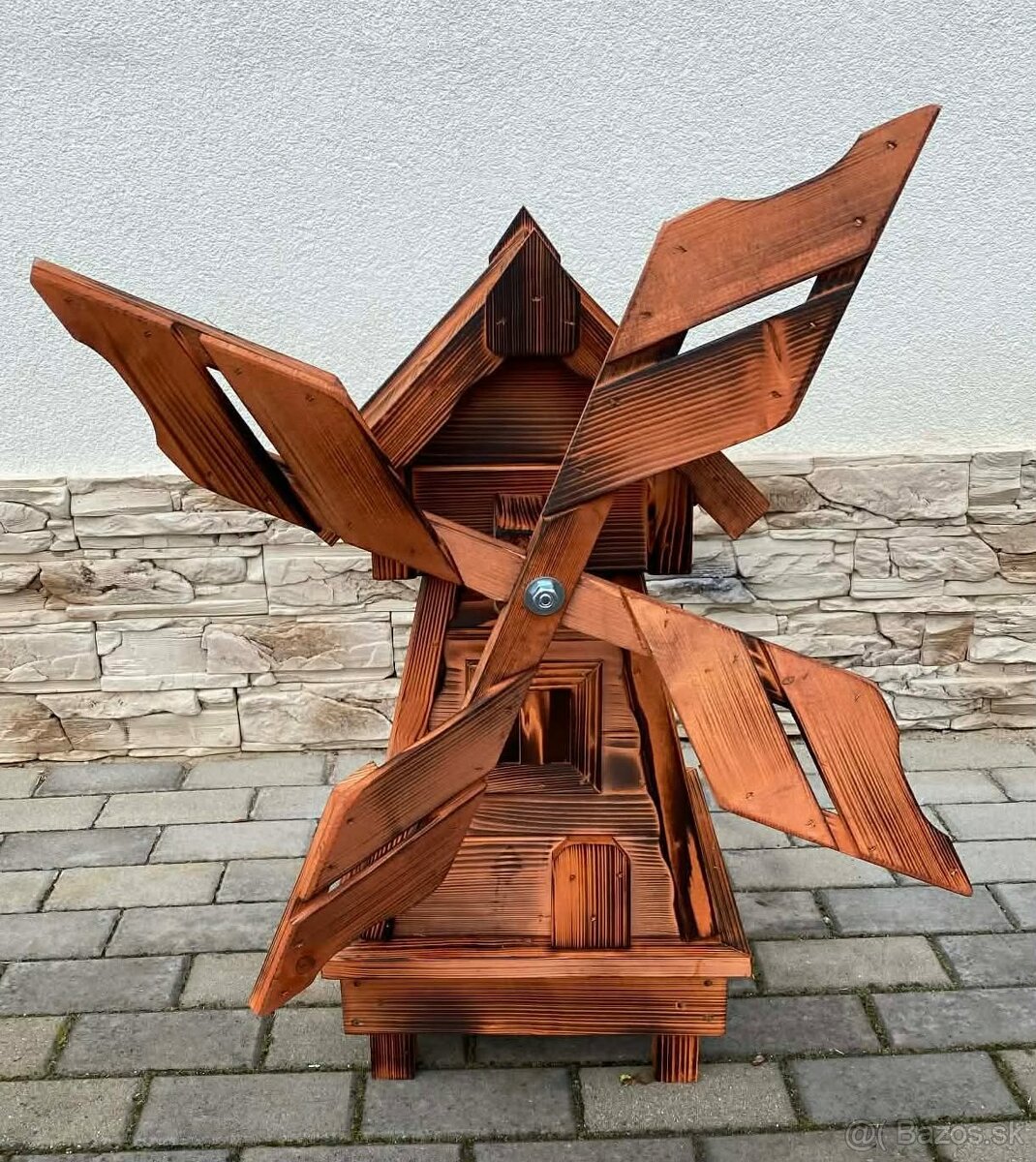 Veterný drevený mlyn - 2