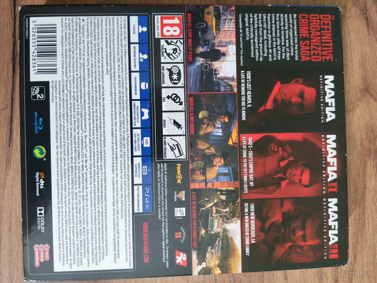 Mafia Trilógia PS4 - 2