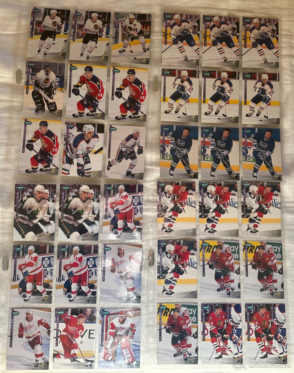 Predám hokejové kartičky Parkhurst 1994-95 SE - 2