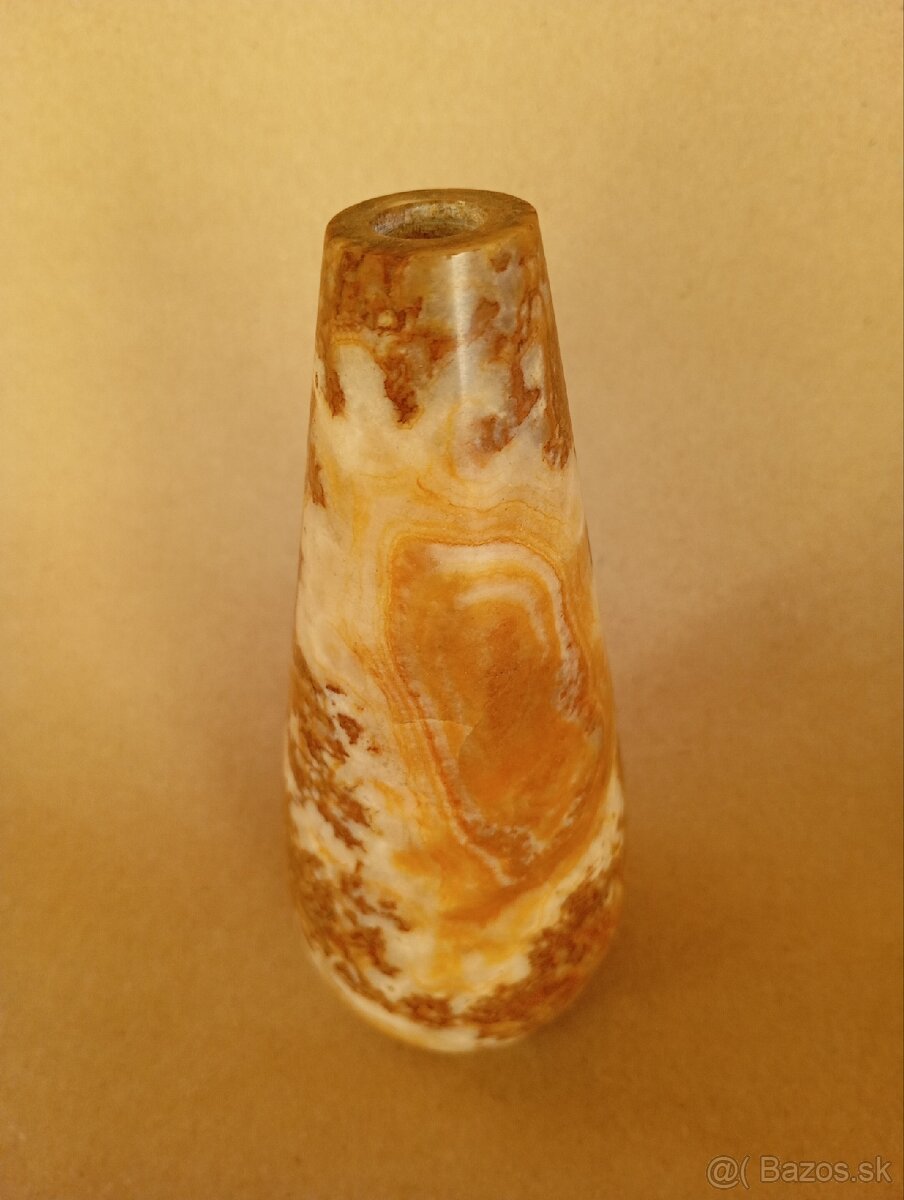 Starožitná váza – Levický ónyx, 15 cm - 2